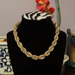 Huge Gold-Tone Rope Chain!